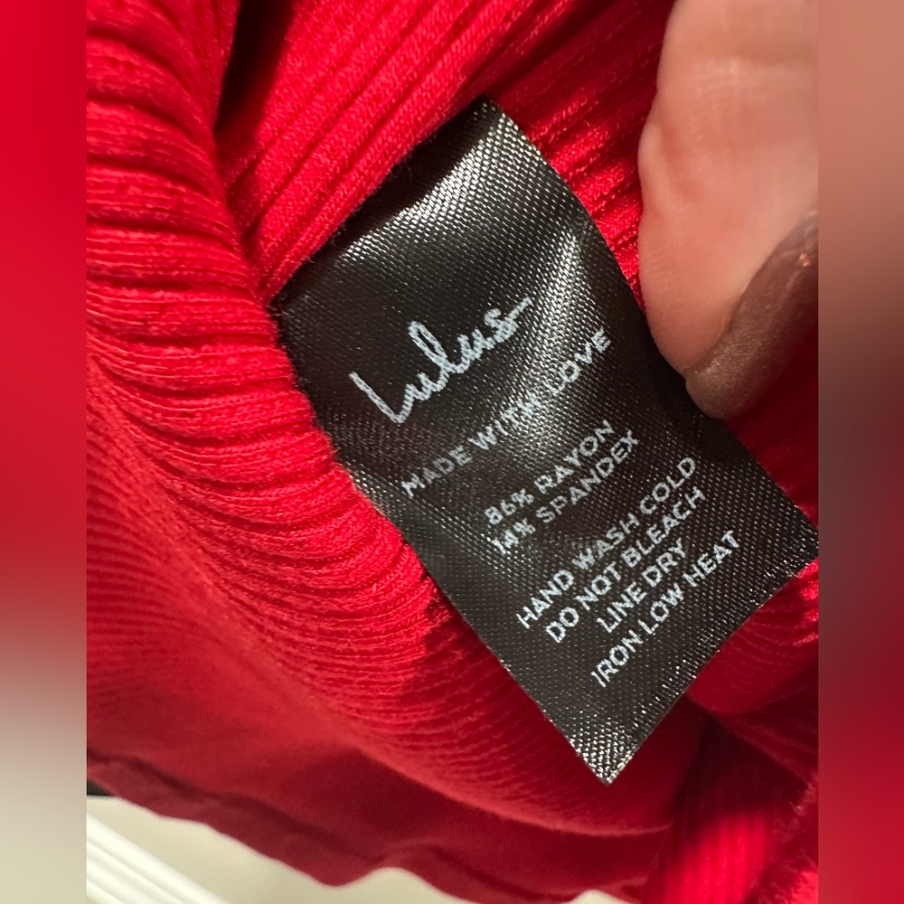NWT Lulus Ribbed Tank Top - Picture 6 of 6